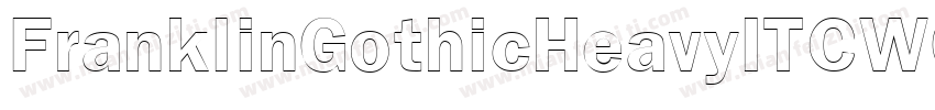 FranklinGothicHeavyITCW08 Regular字体转换
